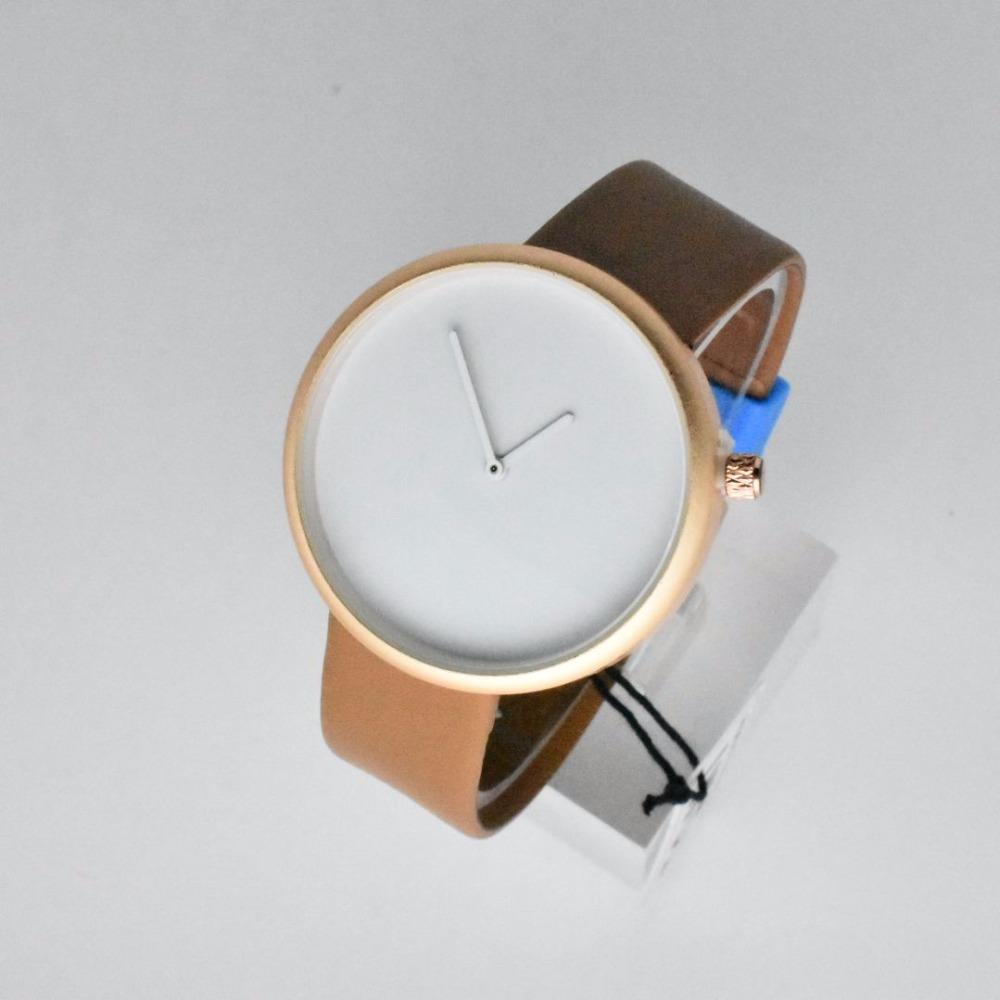 Tomi Minimalist Gold Leather Watch